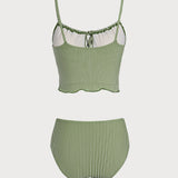 Roheline – Elegantne tankini komplekt