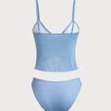 Sinine Laineline – Elegantne tankini komplekt