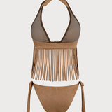 Pruun – Elegantne tankini komplekt