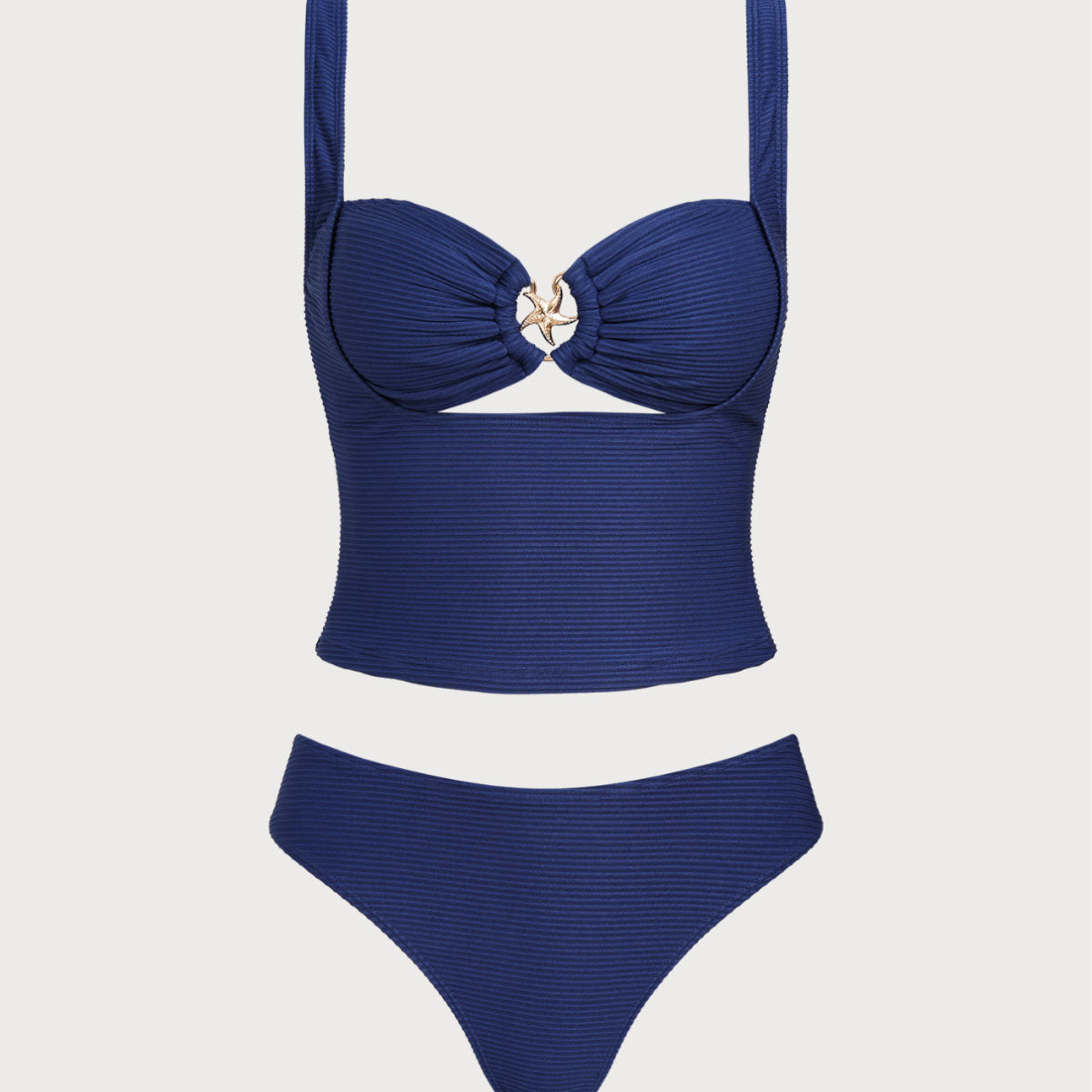 Sinine – Elegantne tankini komplekt