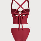 Sinine – Elegantne tankini komplekt