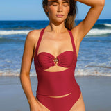 Punane – Elegantne tankini komplekt