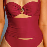 Punane – Elegantne tankini komplekt