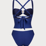 Sinine – Elegantne tankini komplekt