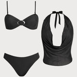 Must Võrgust – Elegantne tankini komplekt