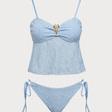 Sinine Lilleline – Elegantne tankini komplekt