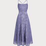 Sinine Jakardi – Elegantne maxi kleit