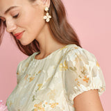 Kollane – Elegantne midi kleit
